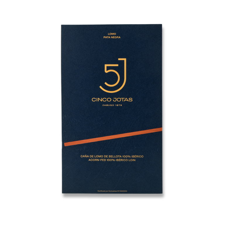 Loncheado de lomo de bellota 100% Ibérico de Cinco Jotas, 12 sobres de 80 g