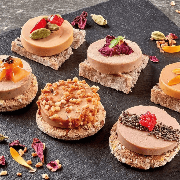 Lote gourmet 3 Foies Mini de MalvaSía, 100 g