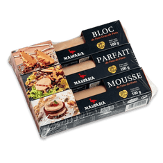Lote gourmet 3 Foies Mini de MalvaSía, 100 g