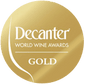 Medalla de oro Decanter para el Fraga Do Corvo Godello, reconocimiento a su excelencia en una prestigiosa competición.