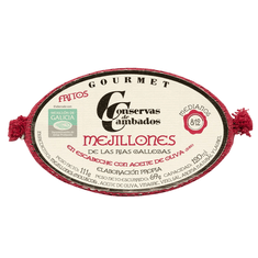 Mejillones en escabeche de Conservas de Cambados, 8-12 piezas medianas