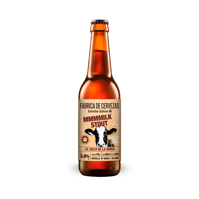Fábrica de Cervezas Edición Milk Stout, 4 botellas de 50 cl