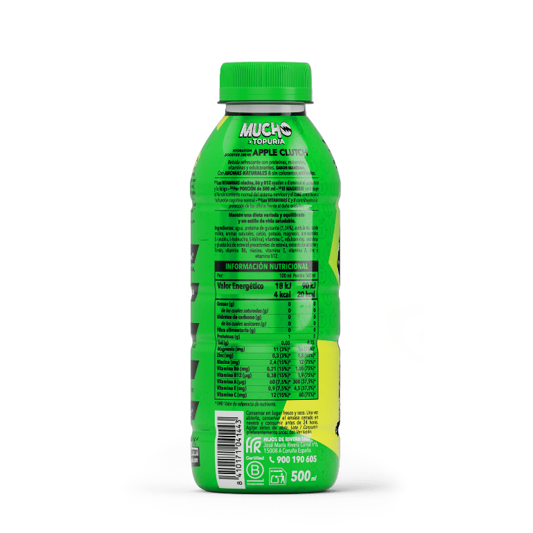 Mucho Apple Clutch, 12 botellas de 50 cl