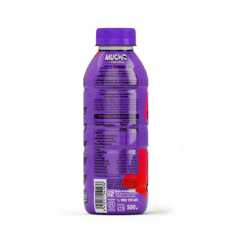 Mucho Cherry KO, 12 botellas de 50 cl