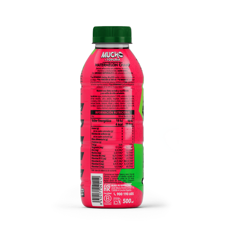 Mucho Watermelon Champ, 12 botellas de 50 cl