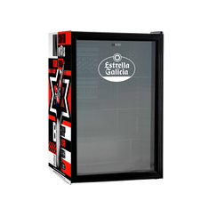 Nevera con puerta de cristal de Estrella Galicia, 115 L