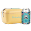 Pack que incluye una nevera Polarbox amarilla de 20 litros y lata de tinto de verano La Tita Rivera, perfecto para disfrutar del sol con estilo y frescura.