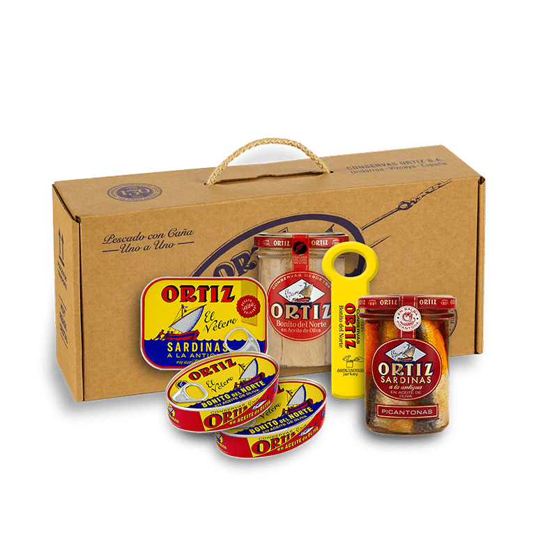 Pack regalo productos de Conservas Ortiz