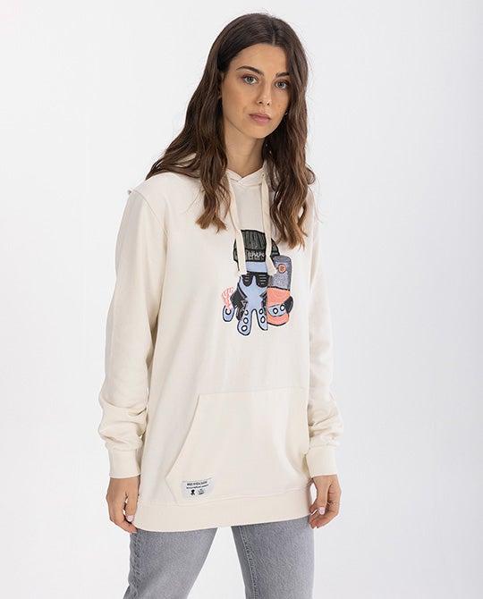 Sudadera elPulpo & Estrella Galicia Concert Soul Blanca