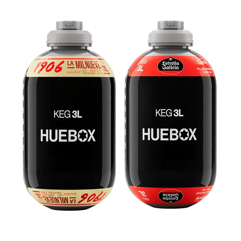 Pack 2 barriles de Estrella Galicia Especial y 1906 La Milnueve