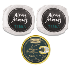 Pack 2 quesos Terra y ventresca de bonito en mantequilla de Airas Moniz