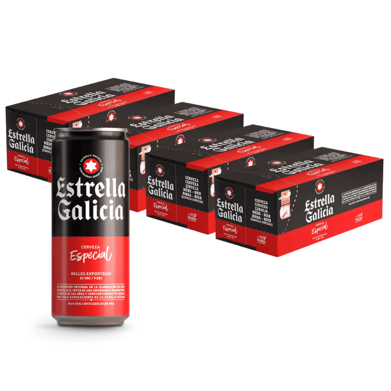 Pack 4 FrigoPacks Estrella Galicia Especial, 40 latas