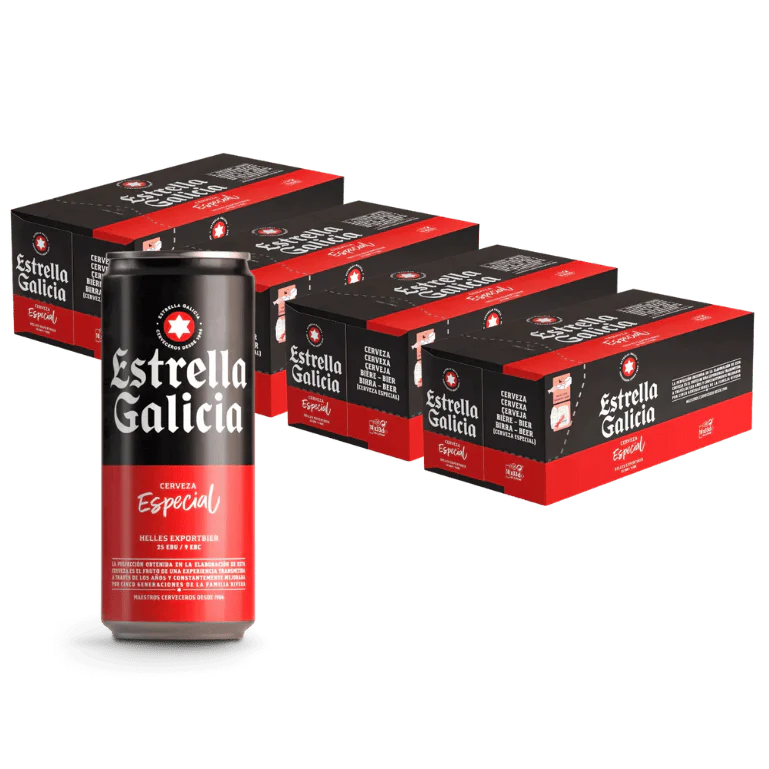 Pack 4 Frigopacks Estrella Galicia Especial, 40 latas
