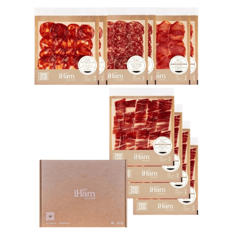 Pack jamonistas de iHam, 10 sobres variados de 50 g