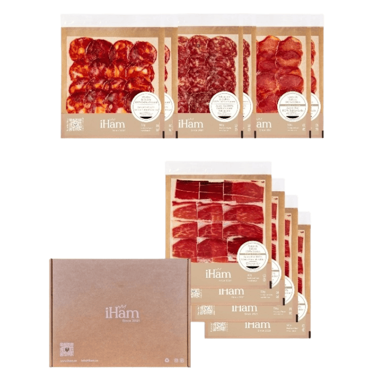 Pack paletistas de iHam, 10 sobres variados de 50 g