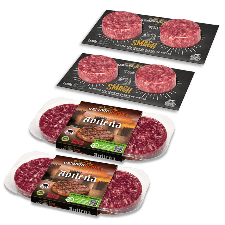 Pack hamburguesas avileña y smash de Hamburdehesa, 8 unidades