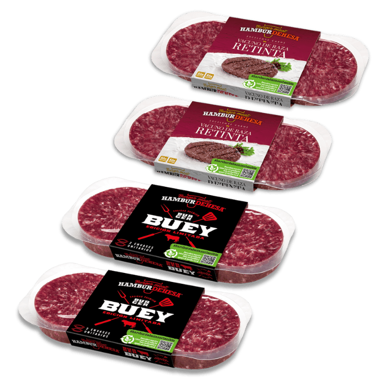 Pack hamburguesas de buey y retinta de Hamburdehesa, 8 unidades