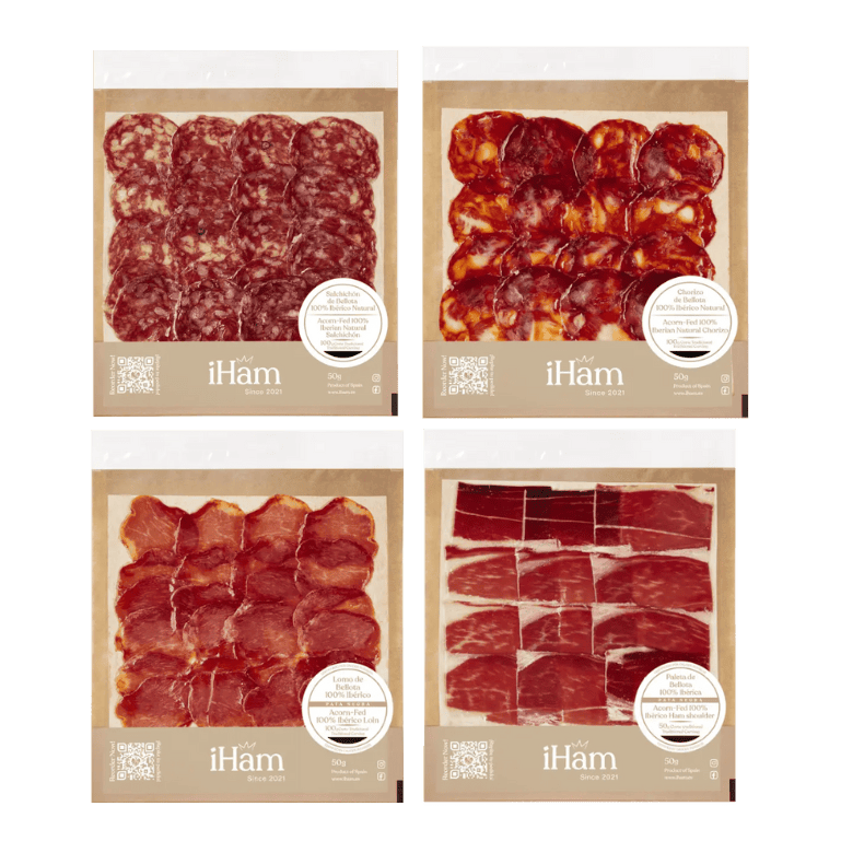 Pack paletistas de iHam, 10 sobres variados de 50 g
