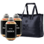 3 barriles de 3 l de 1906 Reserva Especial y una bolsa aislante Huebox para disfrutar del sabor tostado e intenso de una cata exclusiva en donde vayas.