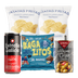 Pack Mundial, un combo para disfrutar de los partidos en casa que incluye 20 latas de Estrella Galicia, dos bolsas de patatas fritas Bonilla a la Vista, una bolsa de Bagazitos Sal Marina y una lata de aceitunas Sarasa.