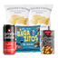 Pack Mundial, un combo para disfrutar de los partidos en casa que incluye 20 latas de Estrella Galicia, dos bolsas de patatas fritas Bonilla a la Vista, una bolsa de Bagazitos Sal Marina y una lata de aceitunas Sarasa.