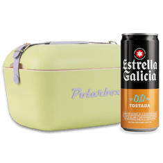 Verano Vintage: Nevera Polarbox Lima + Frigopack Estrella Galicia 0,0 Tostada