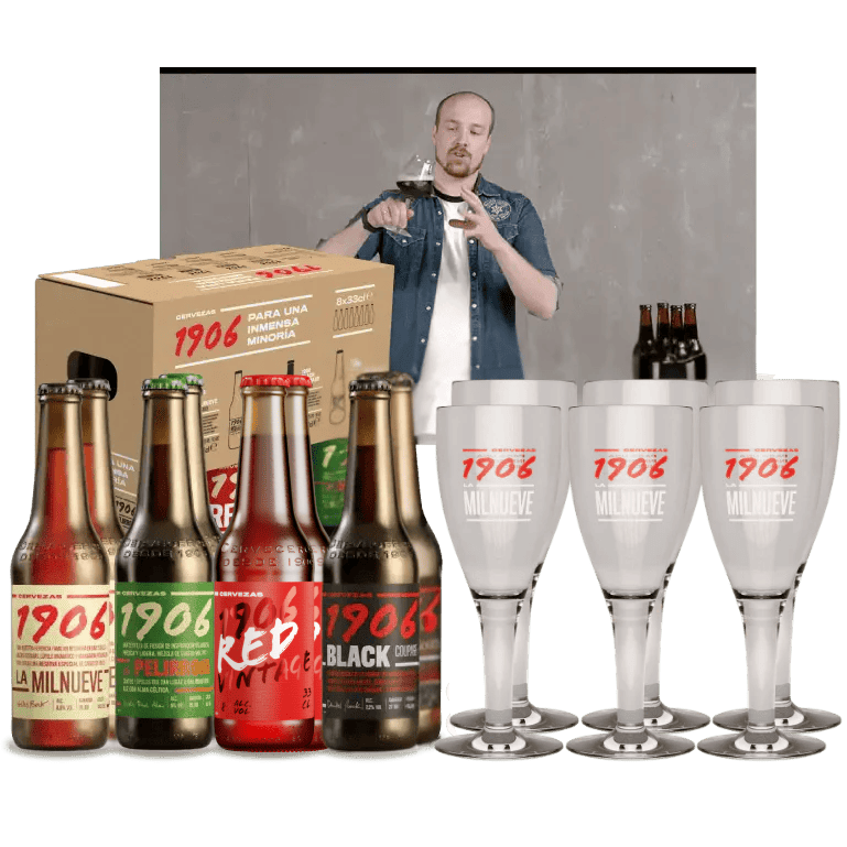 Una cata de cervezas 1906 Reserva Especial, Red Vintage y Galician Irish Red que combinan aromas intensos, elegancia clásica y un toque irlandés para un paladar completo