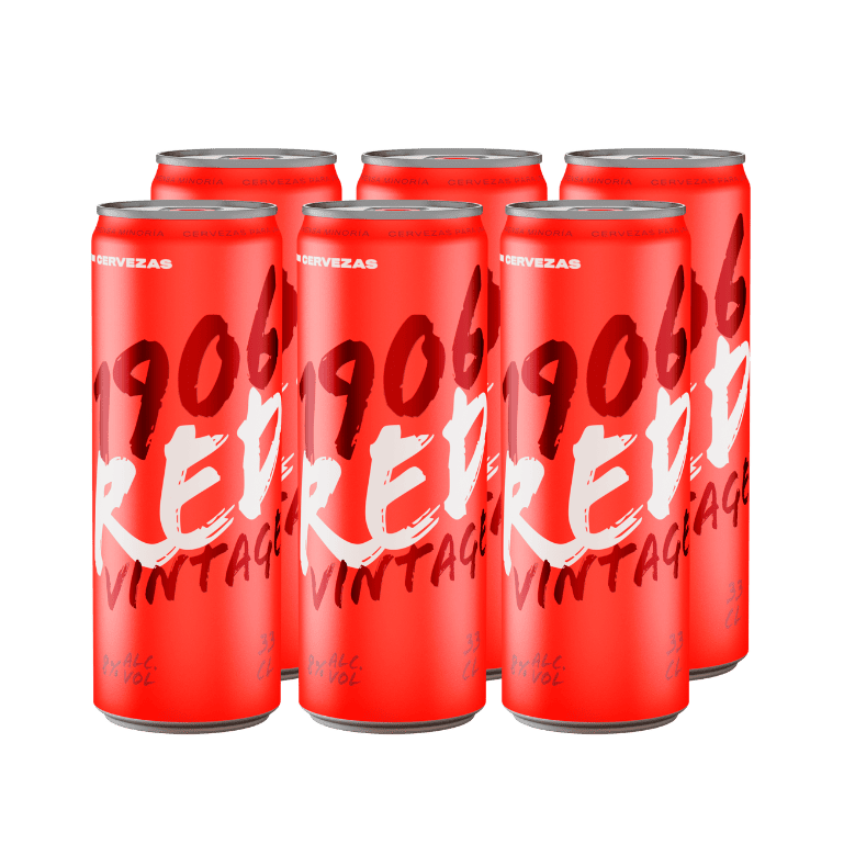 Pack de latas combinado: Cervezas 1906 Reserva Especial y Red Vintage