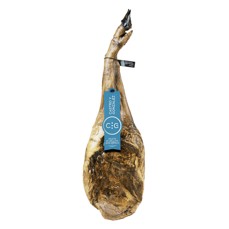 Paleta de Bellota 100% Ibérica de Castro y González, 4,5 kg
