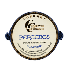Percebes de la Ría gallega al natural de Conservas de Cambados, lata de 111 g