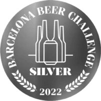 Logo del premio Silver Barcelona Beer Challenge 2022 a la Cerveza Tyris 