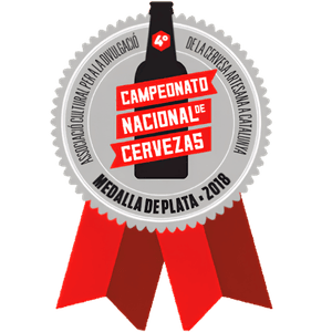 Premio plata Campeonato Nacional de Cervezas 2018 a una de las cervezas Althaia.