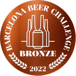 Premio bronze Barcelona Beer Challenge 2022 a una de las cervezas Althaia.