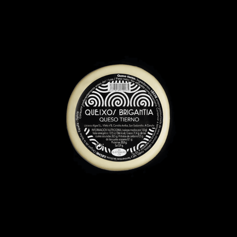 Pack de quesos fresco, requeixo, cremoso y tierno de Queixos Brigantia