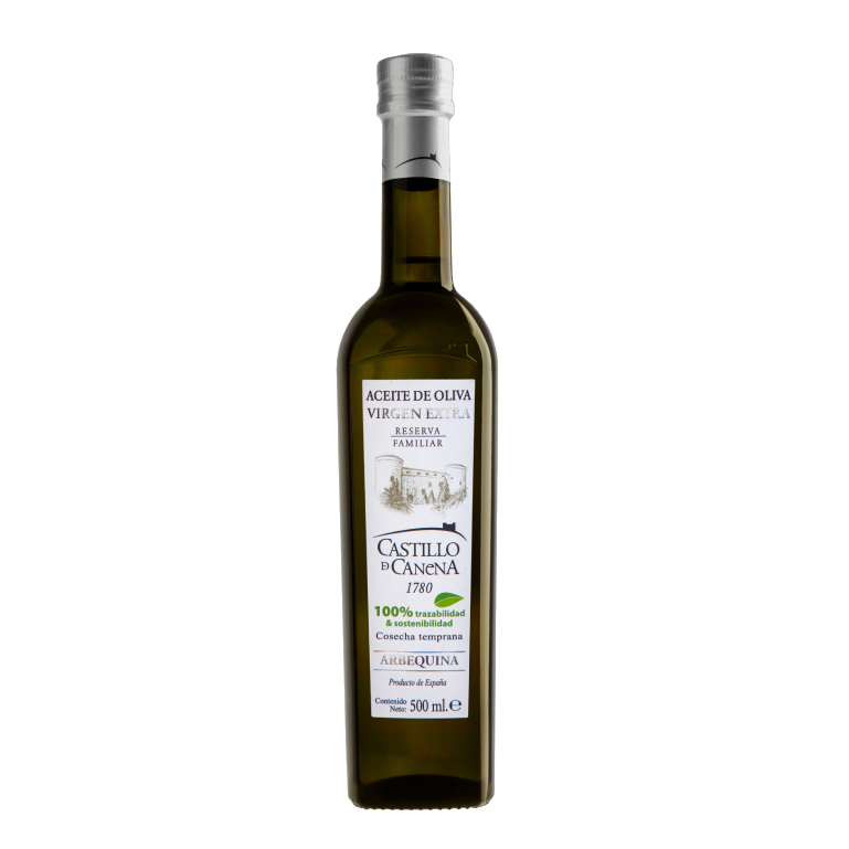 AOVE Reserva Familiar Arbequina de Castillo de Canena, 1 botella de 500 ml