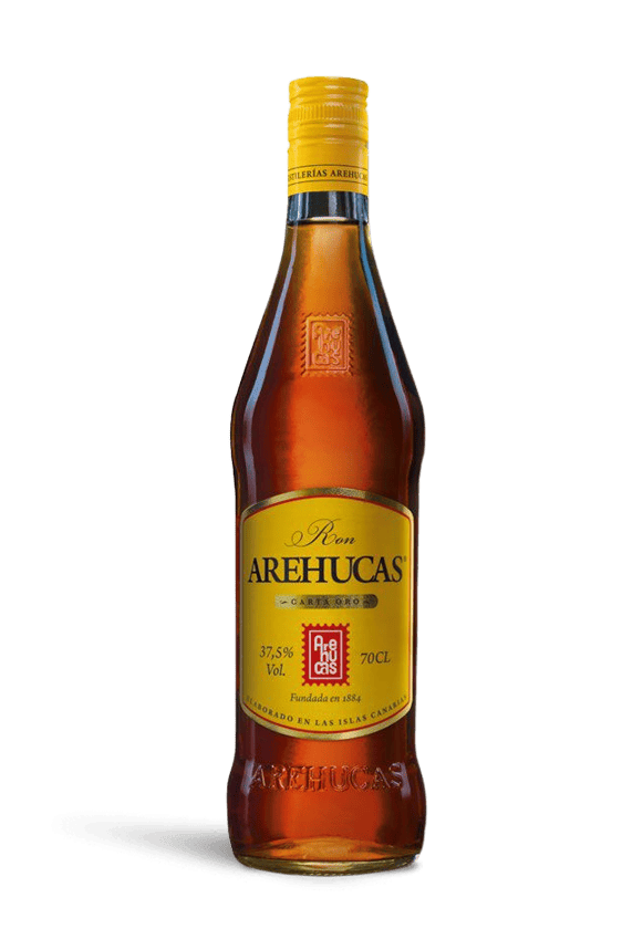 Ron Arehucas Carta Oro, botella de 70 cl