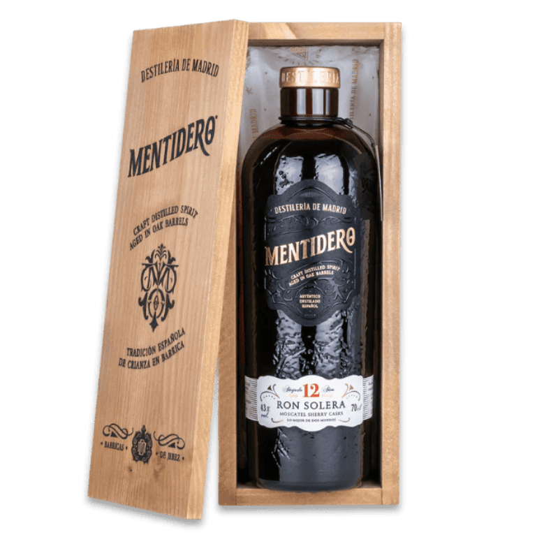Ron Mentidero Solera 12 años en caja regalo de Destilería de Madrid, 1 botella de 70 cl