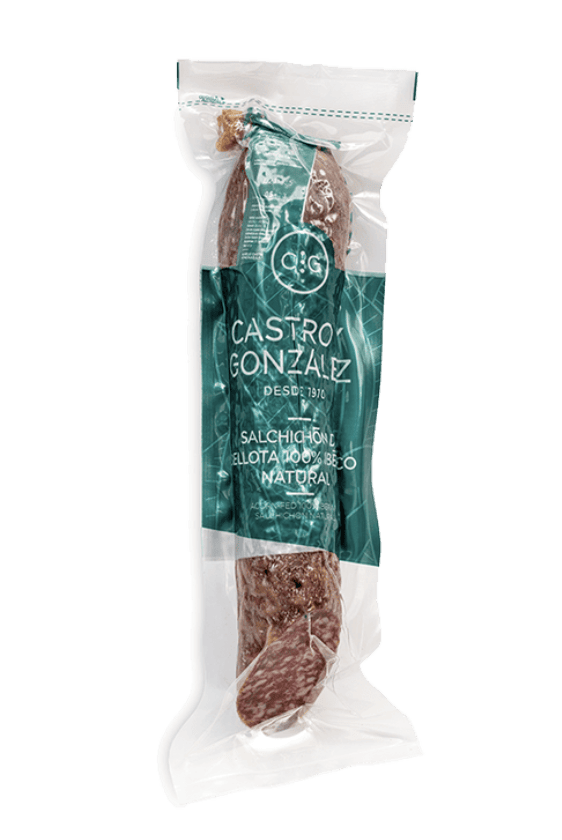 Salchichón de Bellota Ibérico Natural de Castro y González, 600 g