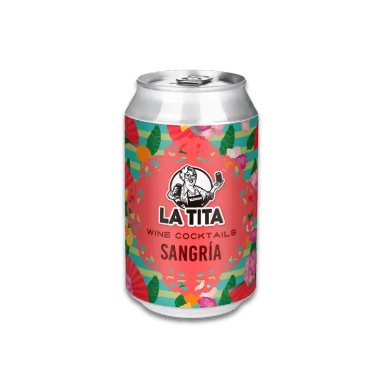 Sangría de La Tita Rivera, 24 latas de 33 cl