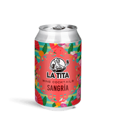 Sangría de La Tita Rivera, 24 latas de 33 cl