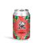 Una lata de sangría de La Tita Rivera de 33 cl con vino tinto, limón y naranja, 7 % alcohol, ideal para refrescarse y compartir en reuniones