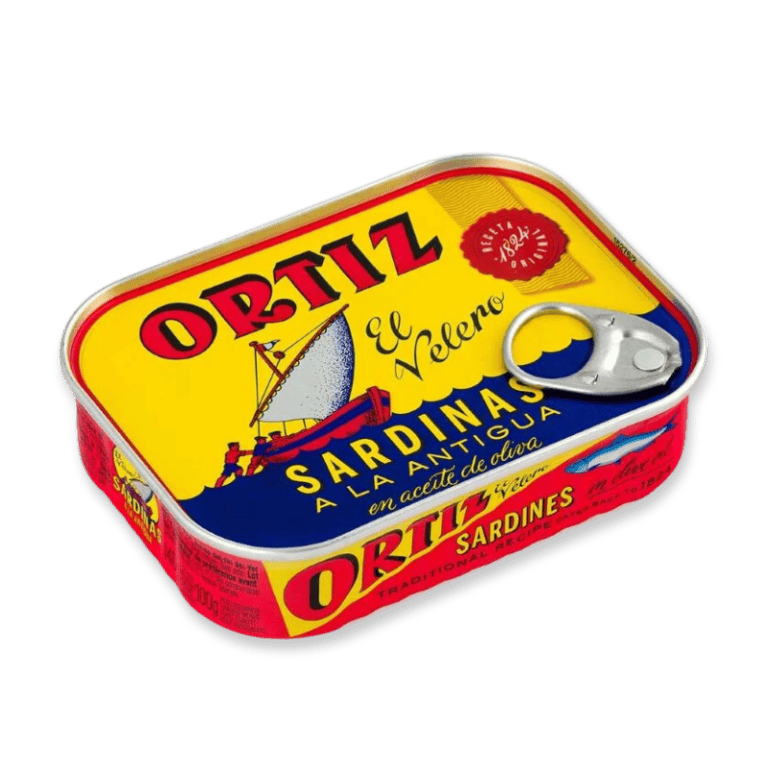 Sardina a la antigua en aceite de oliva de Conservas Ortiz, 140 g