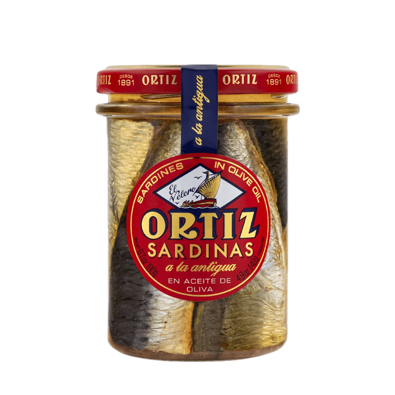 Sardina a la antigua en aceite de oliva de conservas Ortiz, 190 g
