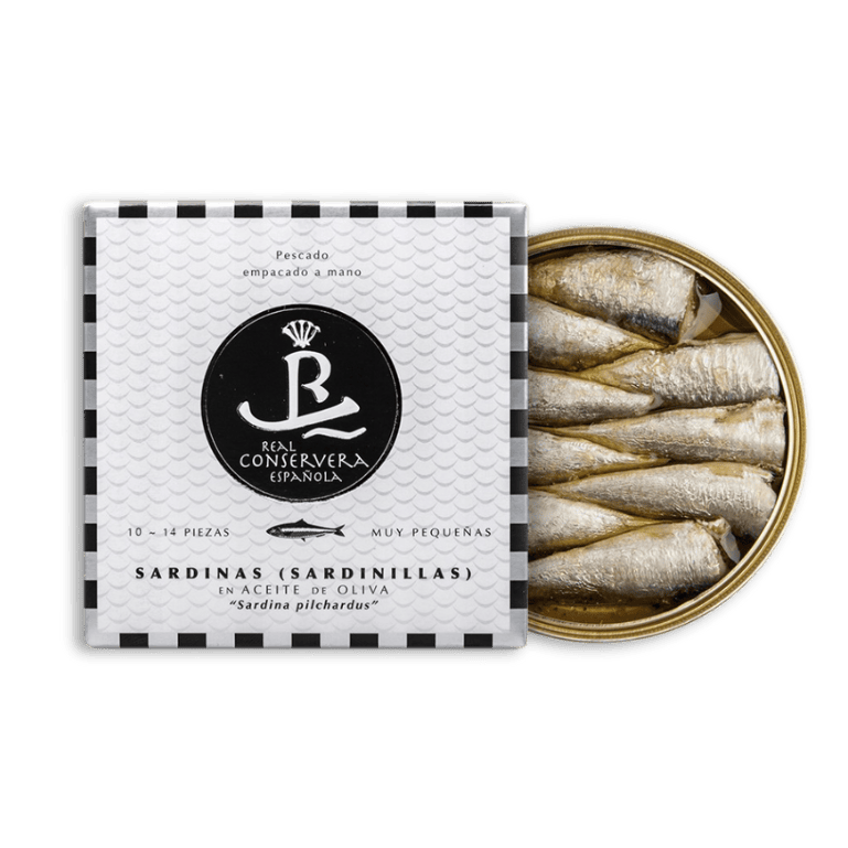 Sardinillas en aceite de oliva de Real Conservera Española, 10-14 piezas