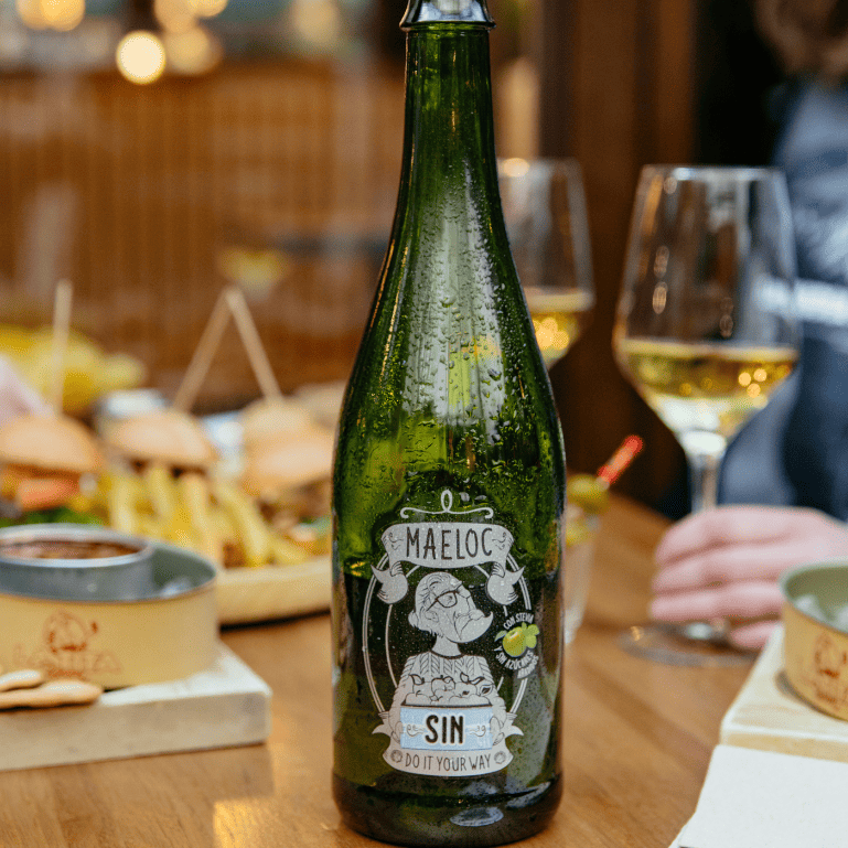 Sidra sin alcohol de Maeloc, 6 botellas de 75 cl