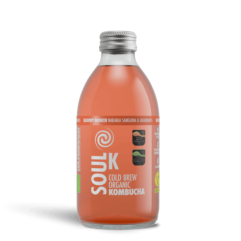 Soul K mix sabores de kombucha, 6 botellas de 25 cl