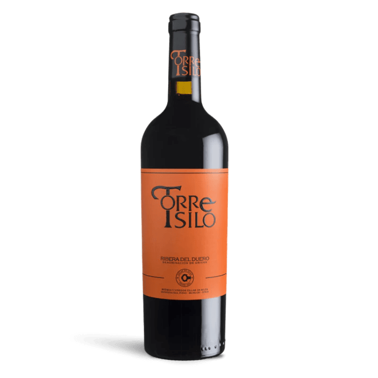Una botella de Torresilo  de 75 cl, un vino tinto con aromas minerales, frutos negros y especias que ofrece una intensidad seductora y una experiencia profunda en cada sorbo