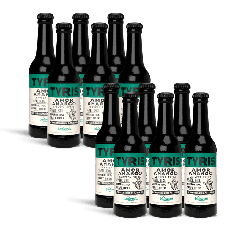 Tyris Amor Amargo, 12 botellas de 33 cl