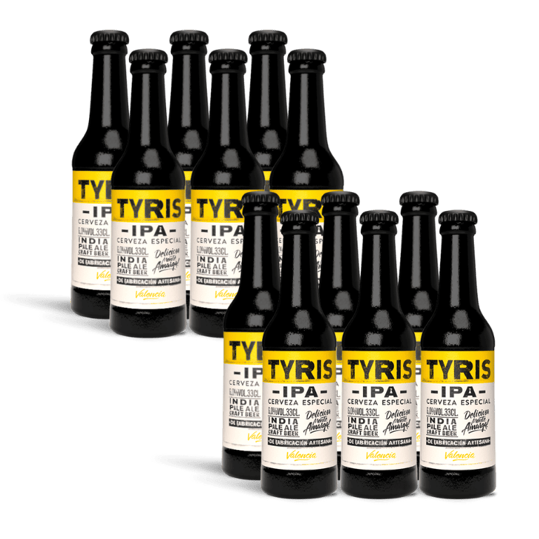 Tyris IPA, 12 botellas de 33 cl