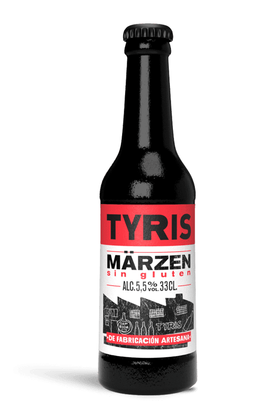 Tyris Märzen Sin Gluten, botella de 33 cl